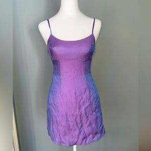 Purple metallic light dress